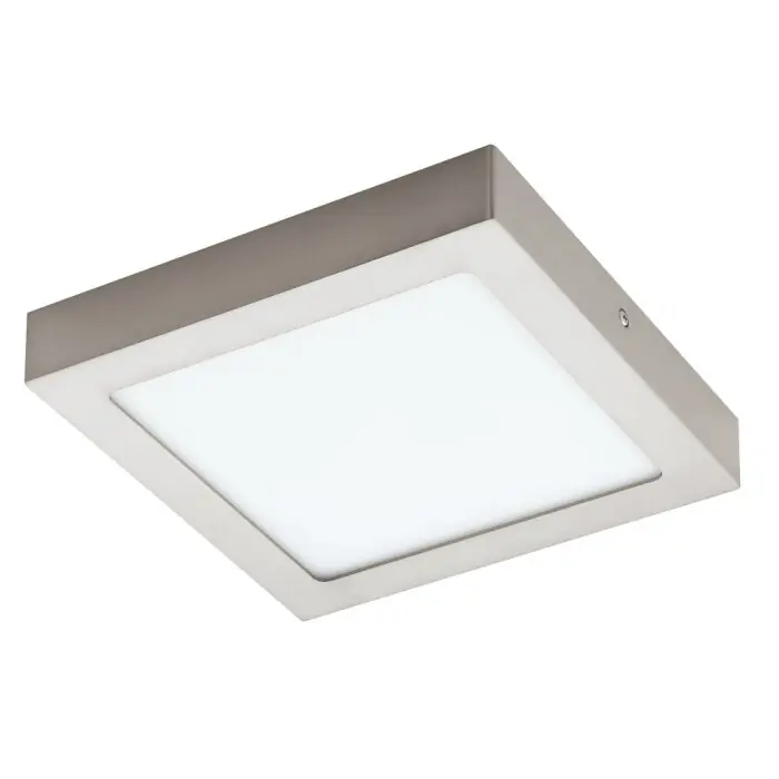Eglo FUEVA-C Lámpara de Techo LED Níquel-mate, 1 luz, Cambia de color Certificado