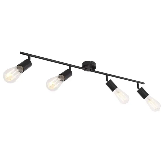 Proyector Globo CAARNIO Negro, 4 luces Oferta