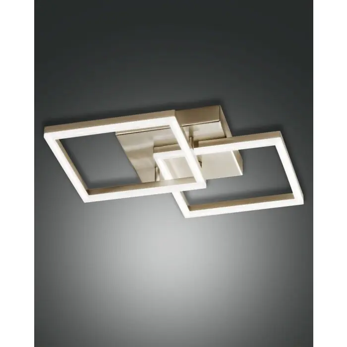 Fabas Luce Bard Lámpara de Techo LED dorado, 1 luz Envío Inmediato