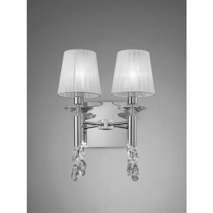 Mantra TIFFANY Aplique Cromo, 2 luces Entrega Rápida