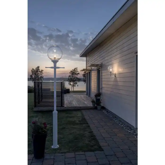 Precio Reducido Konstsmide Orion Lámpara de Pie Blanca, 1 luz