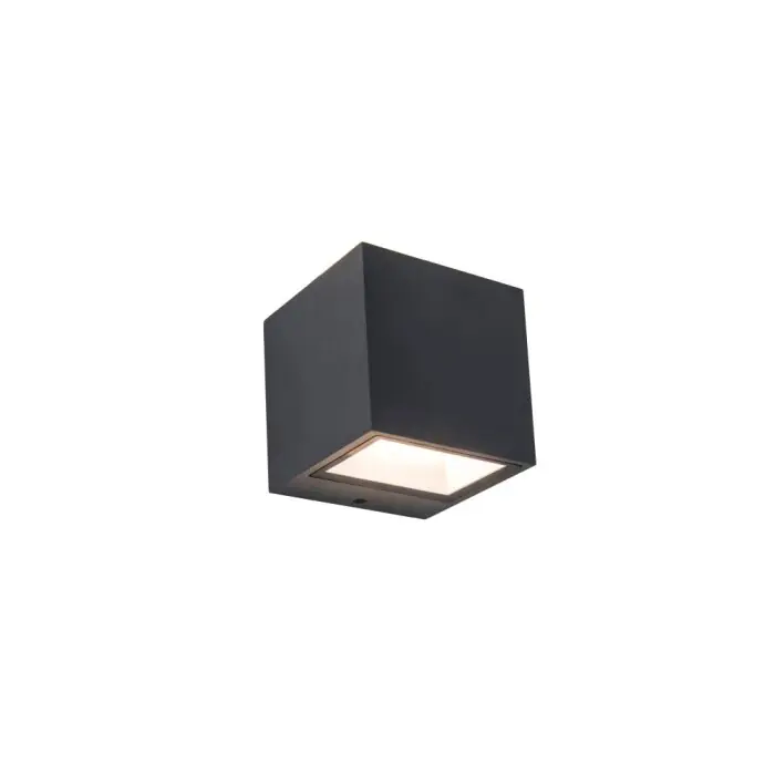 Certificado Lutec GEMINI Aplique para exterior LED Antracita, 2 luces