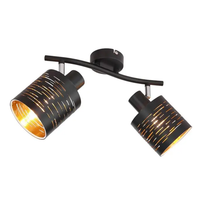 Proyector Globo TUNNO Negro, 2 luces Liquidación