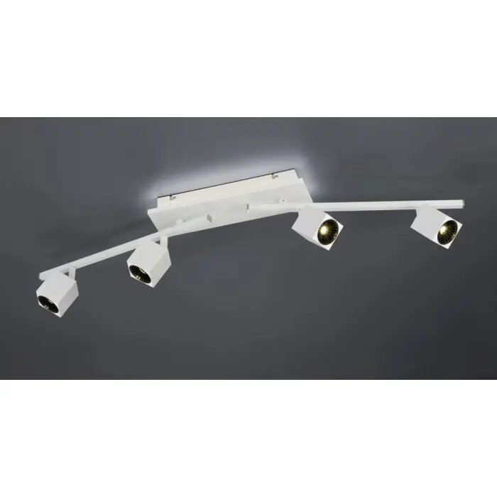 Trio CUBA Lámpara de Techo LED Blanca, 4 luces Mejor Precio