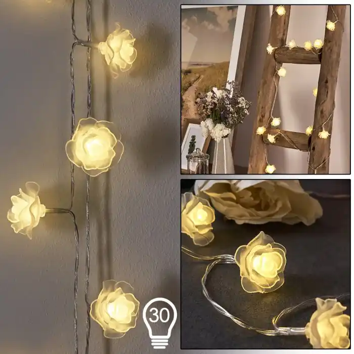 Descuento Sondrio Tira de luces LED, 30 luces