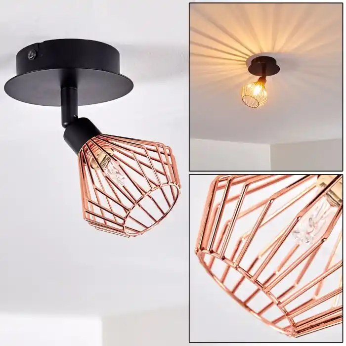 Lámpara de Techo Grönhöj Negro, 1 luz Liquidación