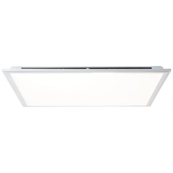 Alta Calidad Brilliant Alissa Panel LED Plata, 1 luz, Mando a distancia, Cambia de color