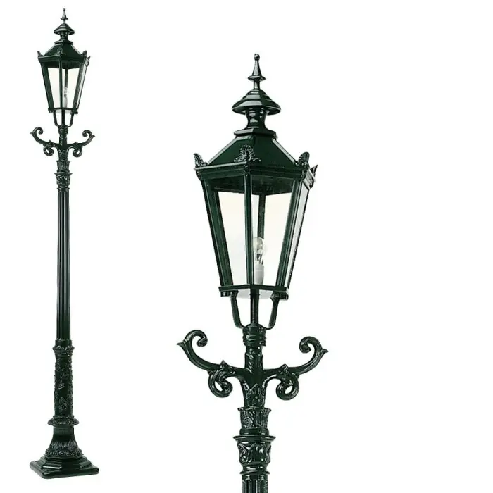 Promoción KS Verlichting Washington Poste de Jardín Verde, 1 luz