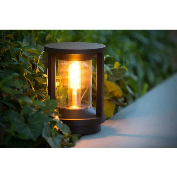 Lucide CADIX Poste de Jardín Negro, 1 luz Rebajas