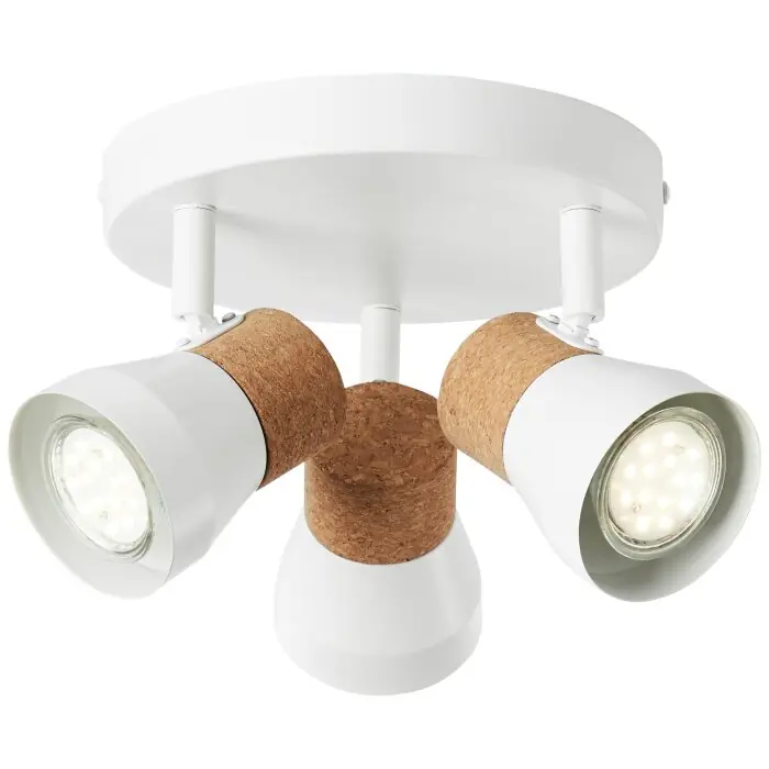 Oferta De Temporada Brilliant Moka Proyector Blanca, 3 luces