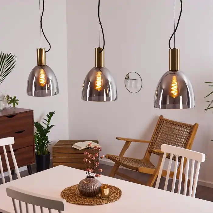 Compra Hoy Panuhe Lámpara Colgante Latón, 3 luces
