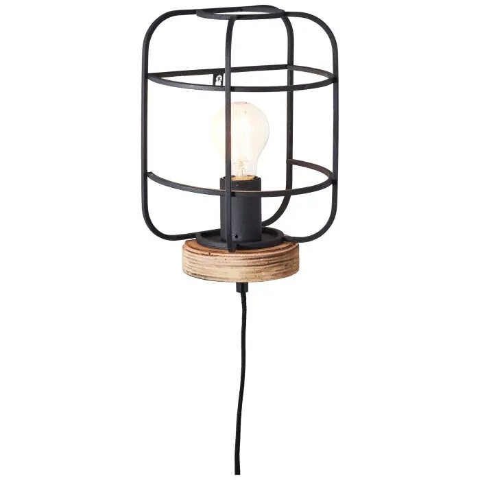 Brillliant Gwen Aplique Marrón, 1 luz Novedad