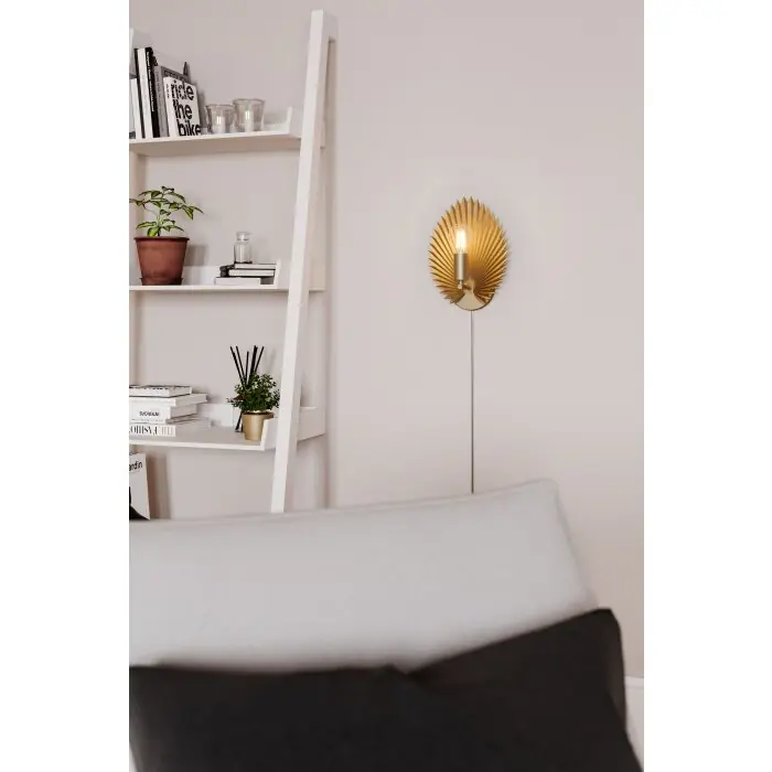 A Buen Precio By Rydens Aruba Aplique dorado, 1 luz