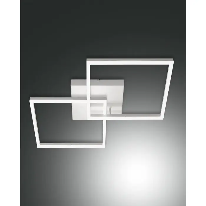 Fabas Luce Bard Lámpara de Techo LED Blanca, 1 luz Garantía De Devolución De Dinero