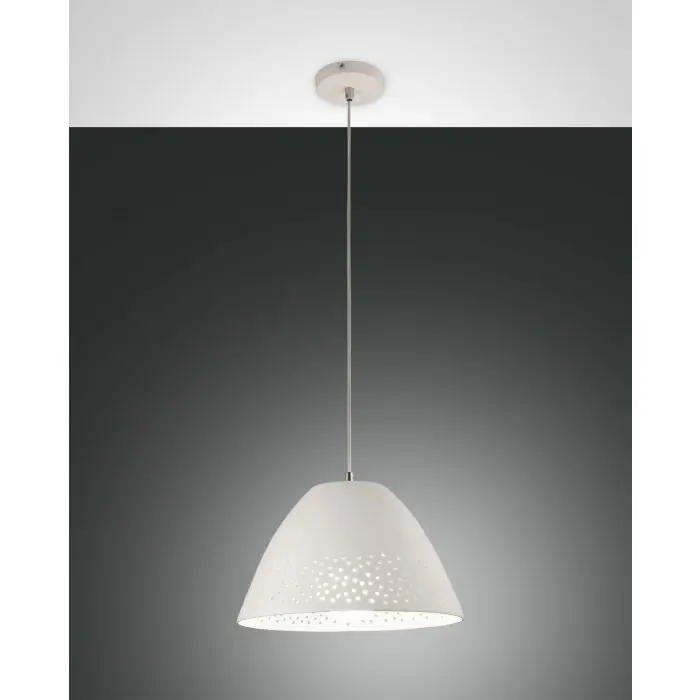 Bestseller Fabas Luce Casale Lámpara Colgante Blanca, 1 luz