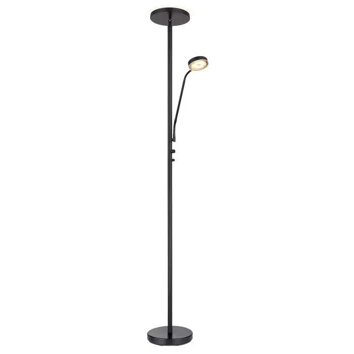 Globo ERNST Lámpara de Pie LED Negro, 1 luz Solo Hoy