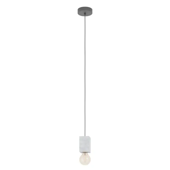 Eglo-Leuchten PRESTWICK Lámpara Colgante Negro, 1 luz Devolución Gratuita