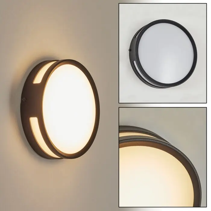 Chiavari Aplique para exterior LED Antracita, 1 luz Precio De Fábrica
