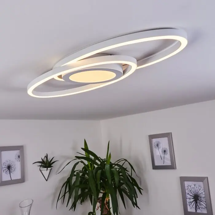 Oferta Sorte Lámpara de Techo LED Blanca, 1 luz