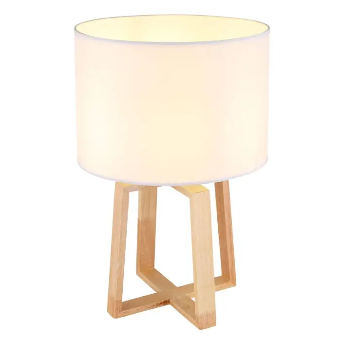 Bestseller Globo MORITZ Lámpara de mesa Marrón, Plata, 1 luz