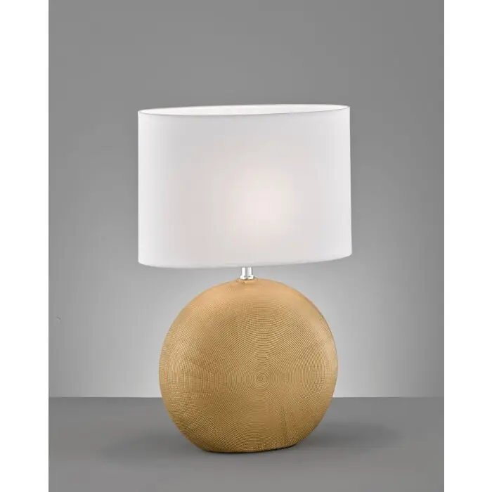 A Buen Precio Fischer-Honsel Foro Lámpara de mesa dorado, 1 luz