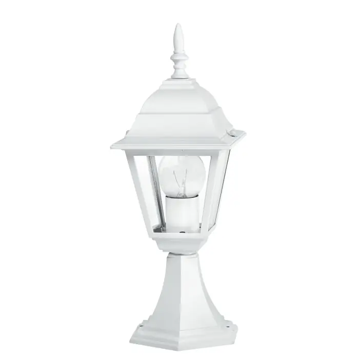 Lutec Roma Poste de Jardín Blanca, 1 luz Oferta Limitada