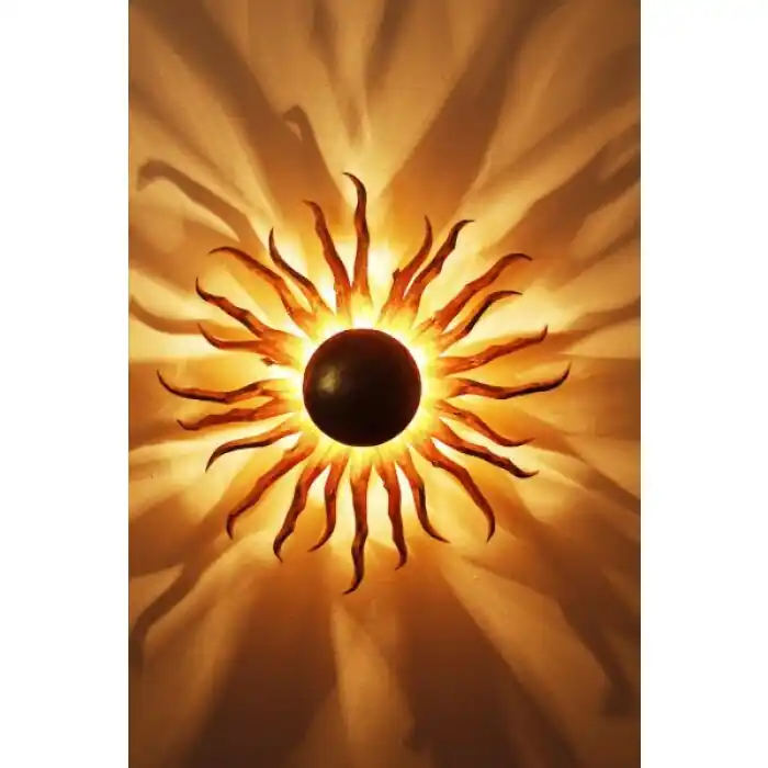 Barato Holländer Sonne Aplique dorado, Latón, 2 luces