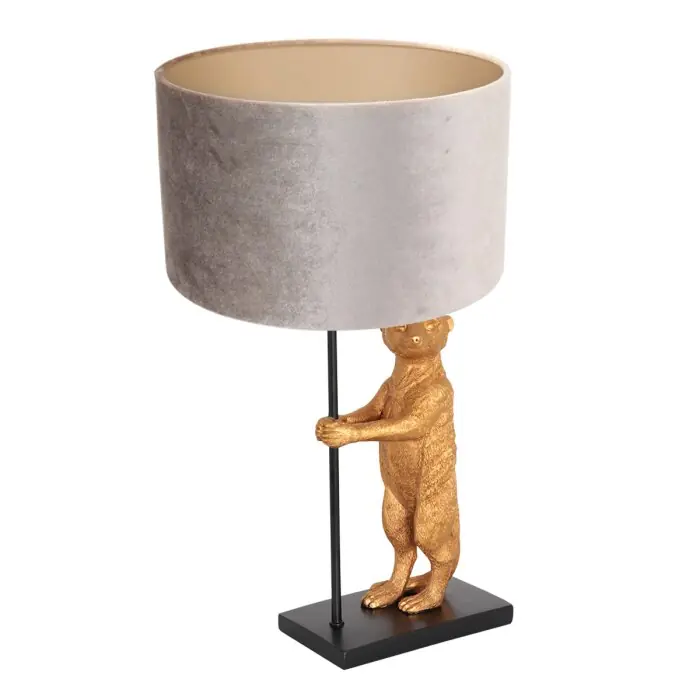 Steinhauer Animaux Lámpara de mesa dorado, Negro, 1 luz Precio Reducido