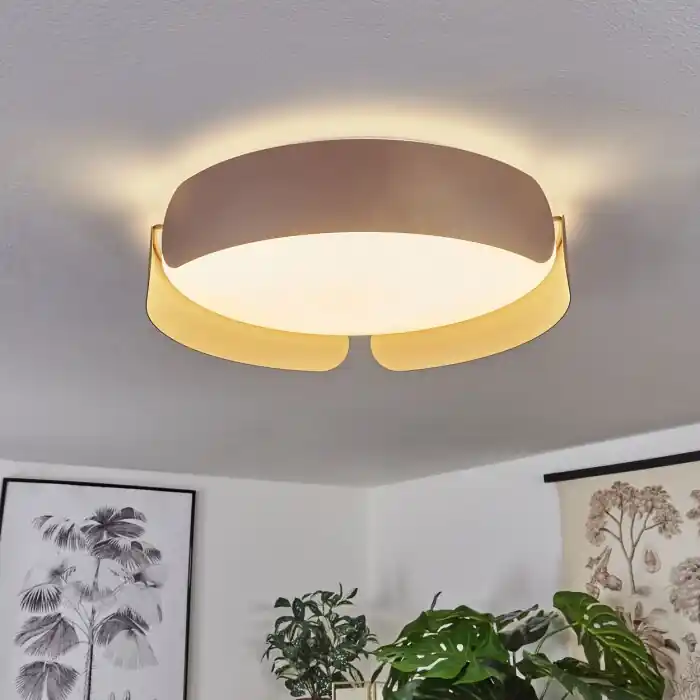 Fuscado Lámpara de Techo LED Moca, 1 luz Entrega Rápida