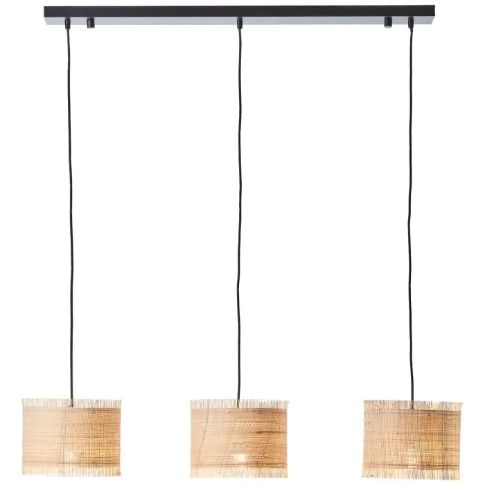 Barato Brilliant Raffy Lámpara Colgante Negro, 3 luces
