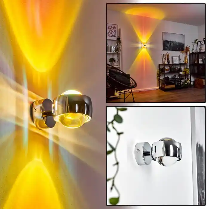 Precio Bajo Sapri Aplique Cromo, 1 luz