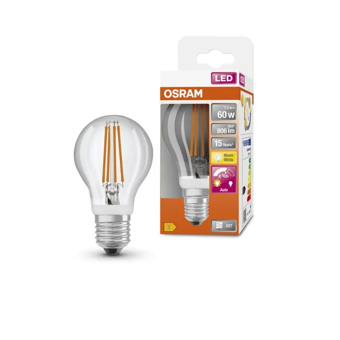 OSRAM LED STAR LED E27 7,3 W 2700 Kelvin 806 Lumen Solo Por Tiempo Limitado