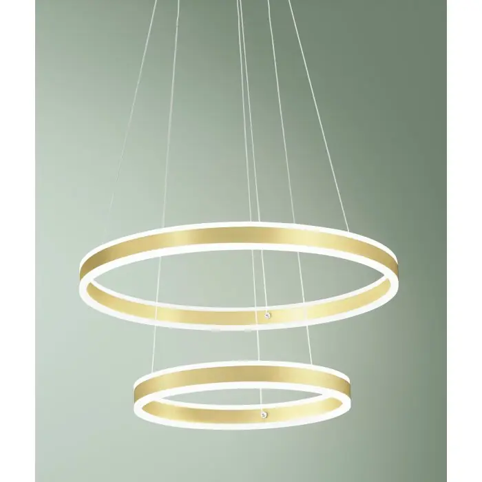 Oferta Limitada Fabas Luce Palau Lámpara Colgante LED dorado, 2 luces