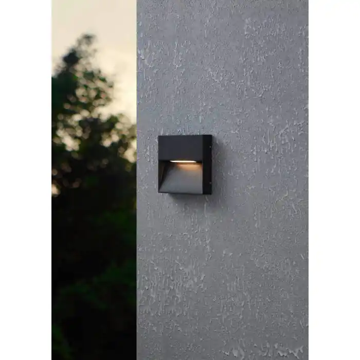 Envío Exprés Eglo MARUGGIO Aplique para exterior LED Negro, 1 luz