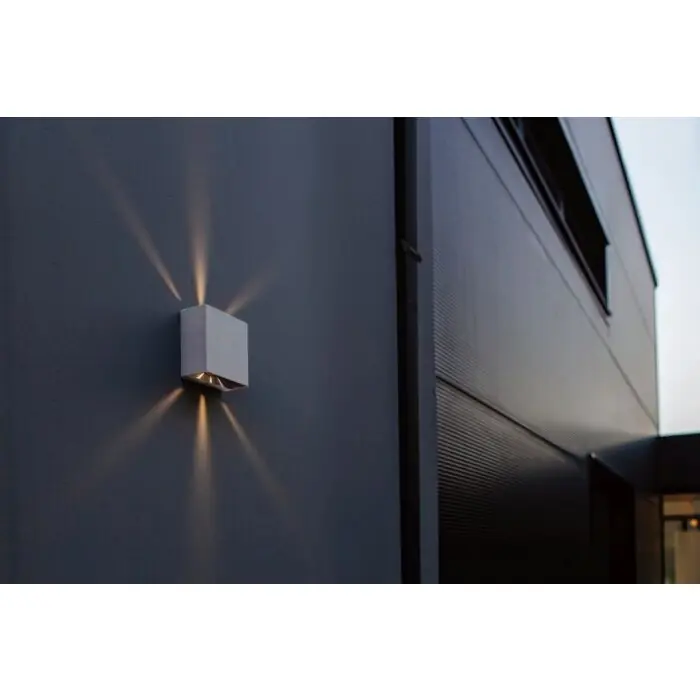 A Buen Precio Lutec Gemini Aplique para exterior LED Blanca, 2 luces