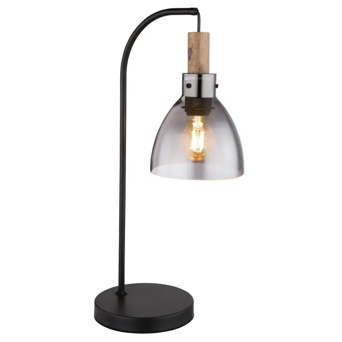 A Buen Precio Globo MATTEA Lámpara de mesa Negro, 1 luz