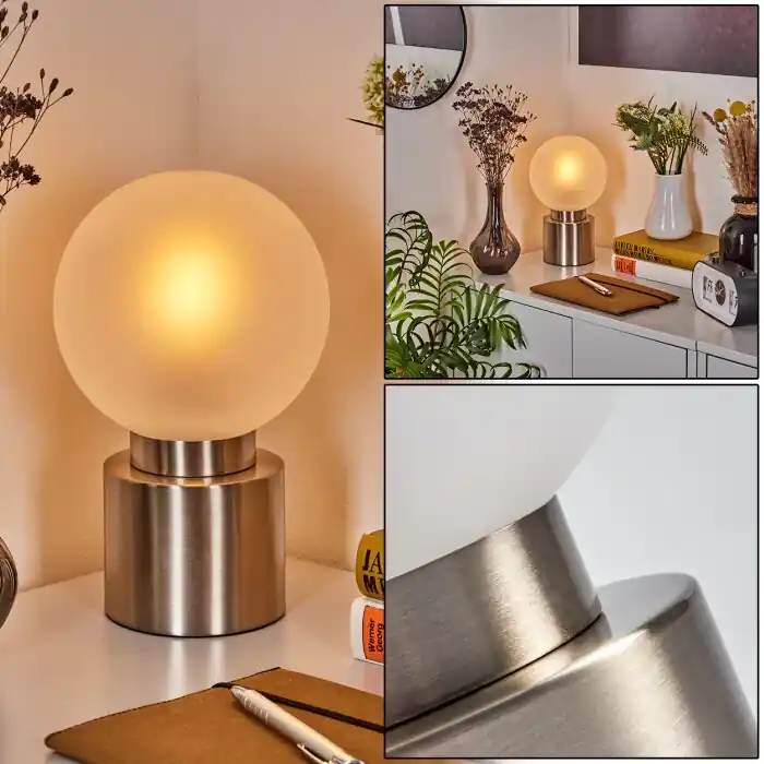Flawil Lámpara de mesa Níquel-mate, 1 luz Más Vendido