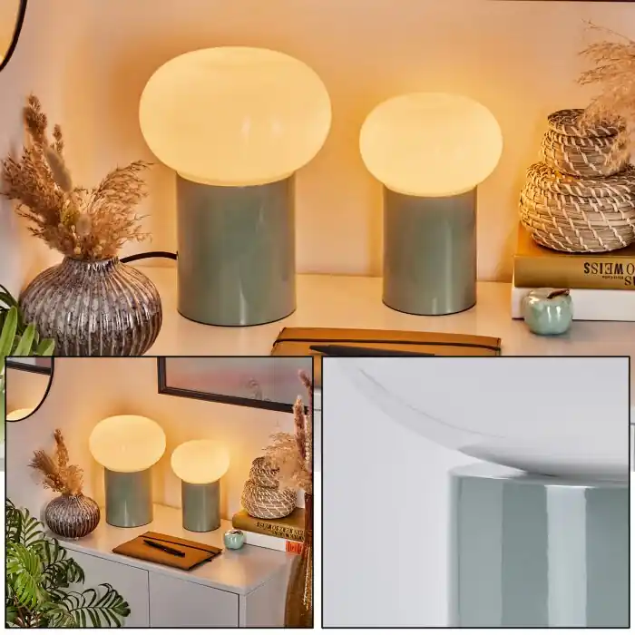 Ordenar Ahora Mismo Godrie Lámpara de mesa - Set de 2 Turquesa, 2 luces