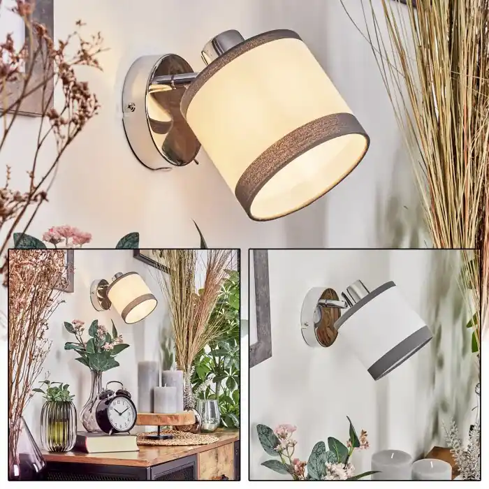 Lohobe Aplique Cromo, 1 luz Novedad