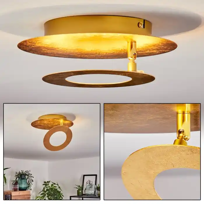 Sunrise Lámpara de Techo LED dorado, 1 luz Promoción