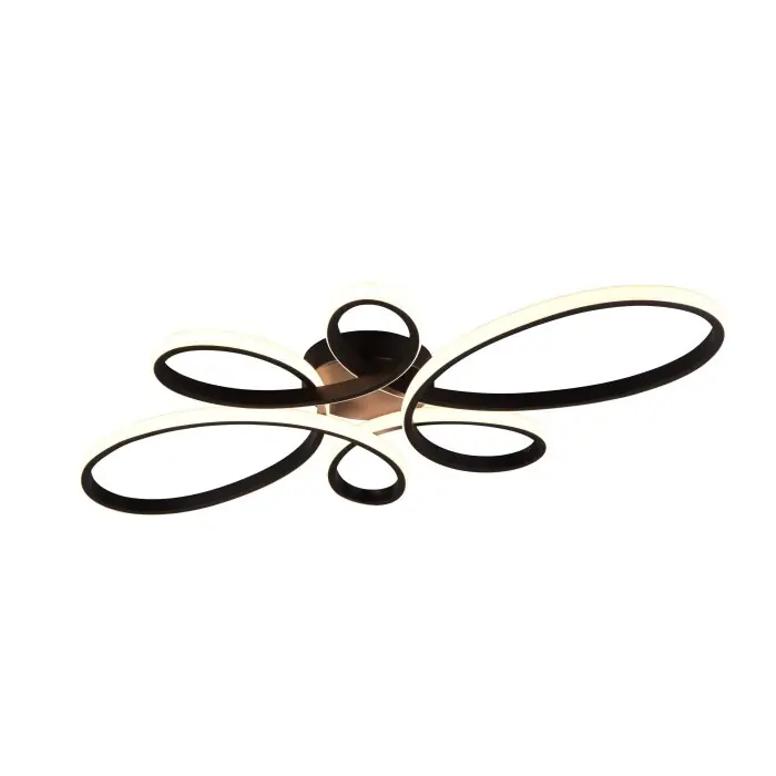 Oferta De Temporada Trio FLY Lámpara de Techo LED Negro, 1 luz