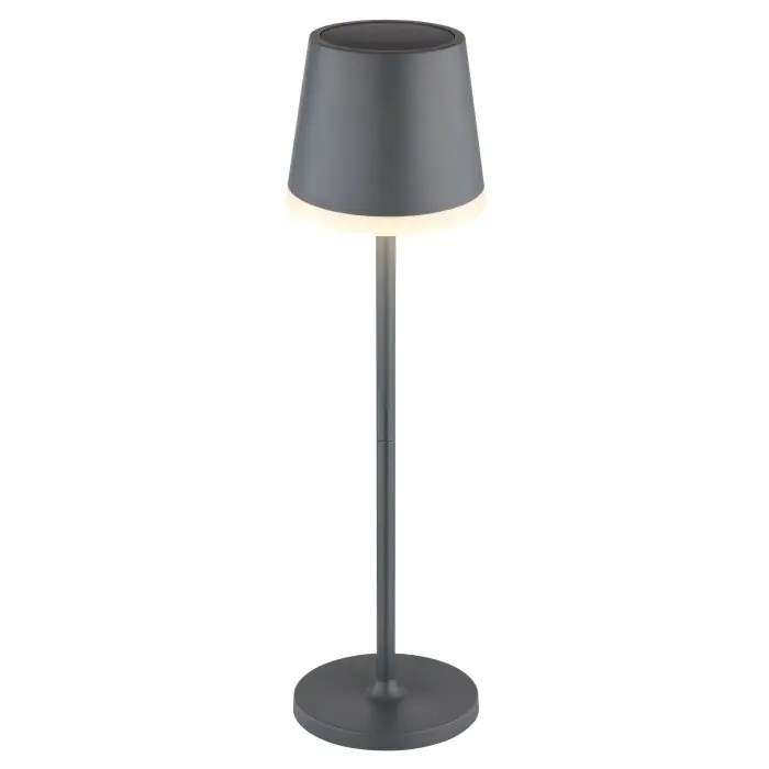 Globo SOLAR Lámpara de mesa LED Antracita, Blanca, 1 luz A Buen Precio