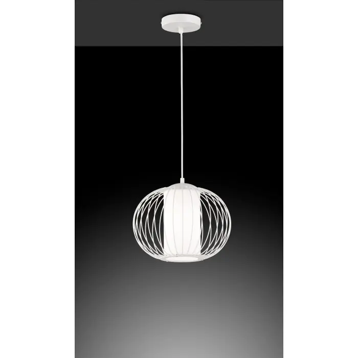 Oferta Limitada Wofi-Leuchten TARIM Lámpara Colgante Blanca, 1 luz