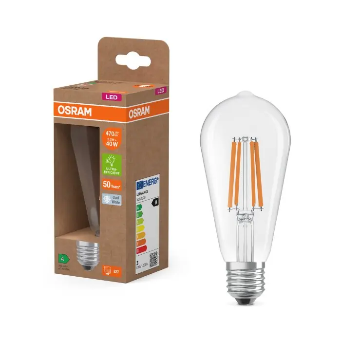Lámparas Osram E27 2.2 Watt blanco neutro 470 Lumen Oferta Especial