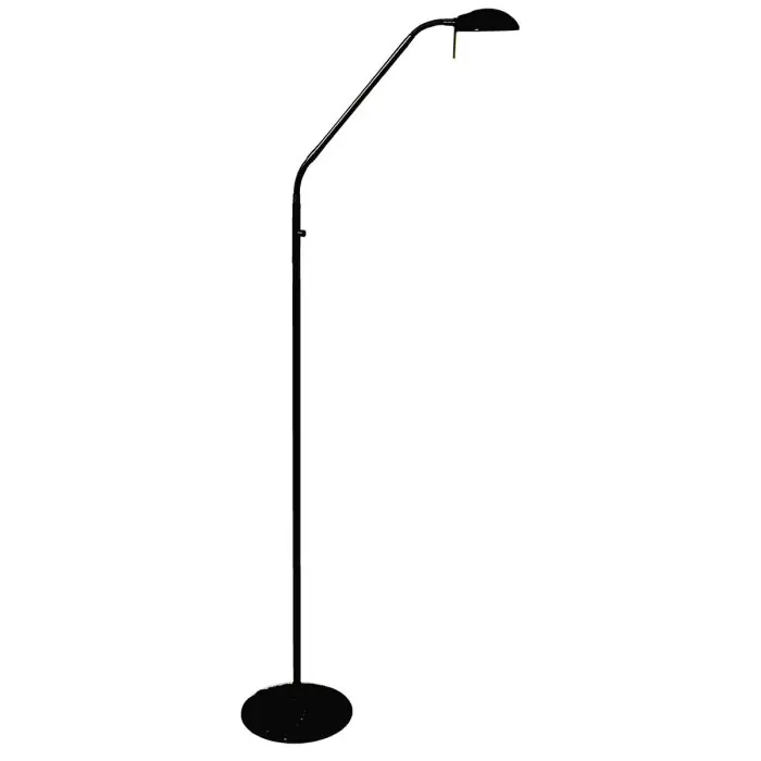 Steinhauer Biron Lámpara de Pie LED Negro, 1 luz Oferta Flash