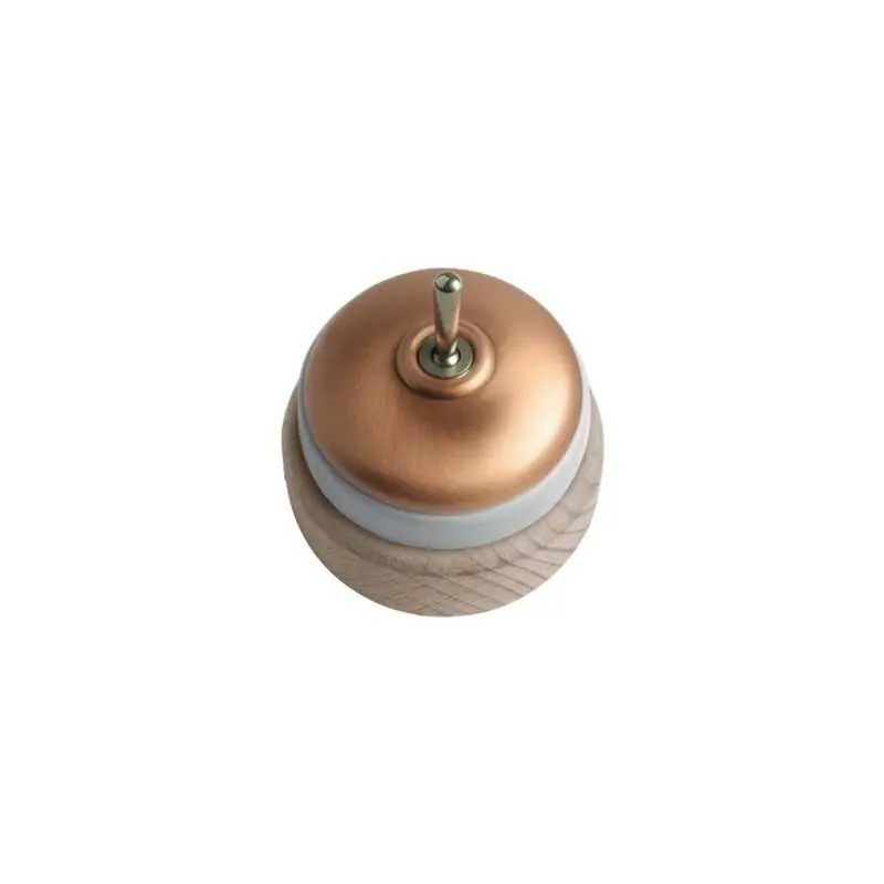 Compra Hoy Conmutador porcelana individual color cobre
