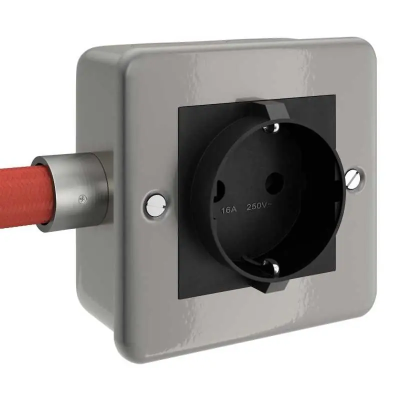 Bestseller Base de enchufe simple para instalaciones con tubo flexible Ø20 mm