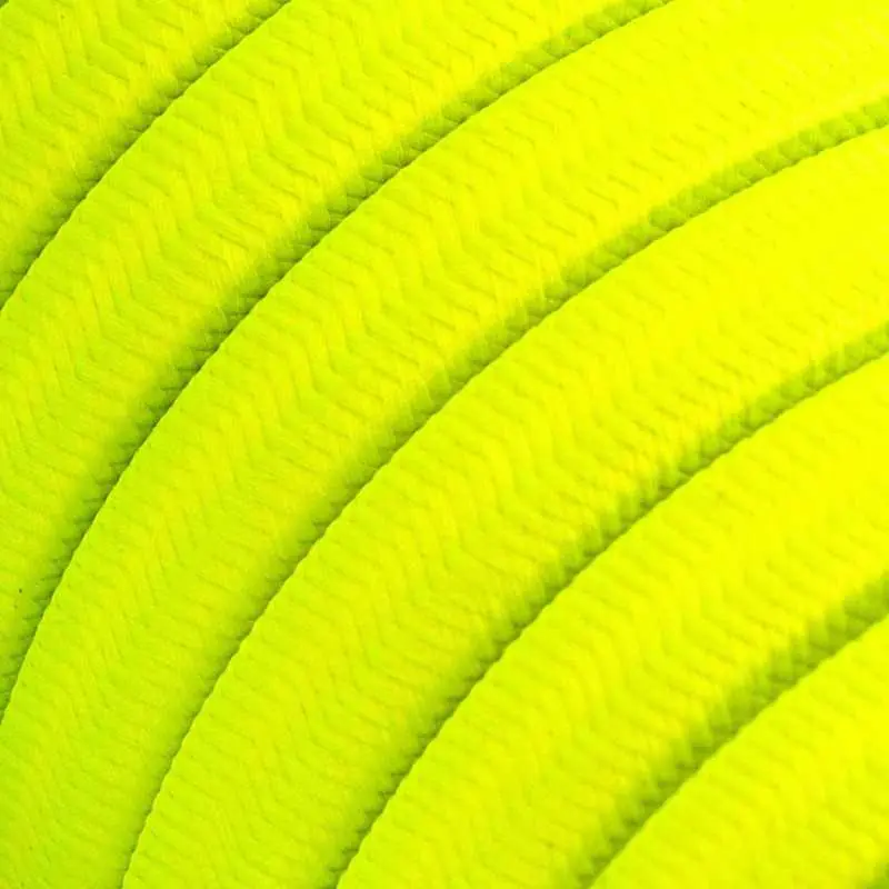 Compra Hoy Cable plano de guirnalda exterior color amarillo flúor