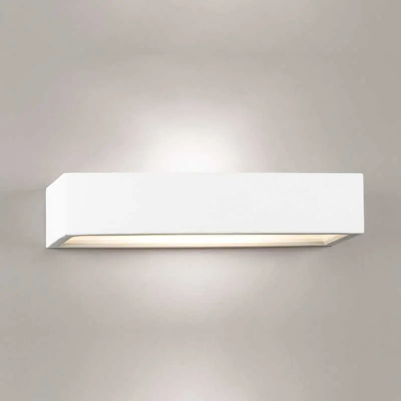 Aplique yeso recto 480mm x 90mm x 120mm doble salida Alta Calidad