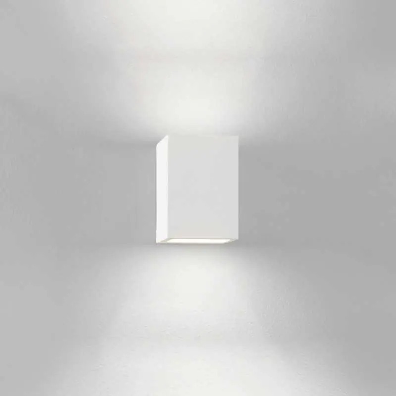 Oferta De Temporada Aplique yeso recto 70mm x 100mm x 100mm doble salida